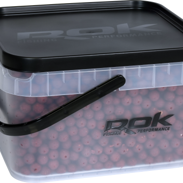 seau carre translucide avec couvercle 10L