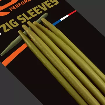 15 ZIG SLEEVES Green - MANCHONS ZIG Vert